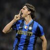 MILAN, ITALY - MAY 02:  Zlatan Ibrahimovic of Inter celebrates a goal during the Serie A match between Inter and Lazio at the Stadio Meazza on May 02, 2009 in Milan, Italy. (Photo by New Press/Getty Images)