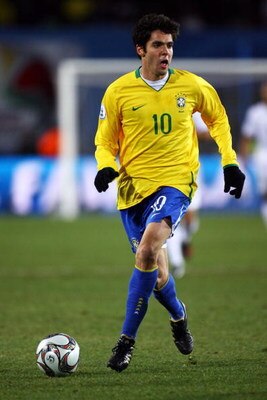 JOHANNESBURG, SOUTH AFRICA - JUNE 28:  Kaka of Brazil in action during the FIFA Confederations Cup Final between USA and Brazil at the Ellis Park Stadium on June 28, 2009 in Johannesburg, South Africa.  (Photo by Alex Livesey/Getty Images)