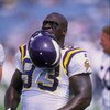 7 Sep 1997:  John Randle #93 of the Minnesota Vikings looks on during a game against the Chicago Bears at Soldier Field in Chicago, Illinois.  The Vikings defeated the Bears 27-24. Mandatory Credit: Jonathan Daniel  /Allsport