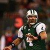 EAST RUTHERFORD, NJ - DECEMBER 28:  Brett Favre #4 of The New York Jets looks to pass against The Miami Dolphins during their game on December 28, 2008 at Giants Stadium in East Rutherford, New Jersey.  (Photo by Al Bello/Getty Images)
