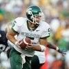 SOUTH BEND, IN - SEPTEMBER 17:   Drew Stanton #5 of  the Michigan State Spartans drops back during the game with the Notre Dame Fighting Irish on September 17, 2005 at Notre Dame Stadium in South Bend, Indiana.  The Spartans defeated the Irish 44-41 in ov