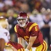 LOS ANGELES - NOVEMBER 29:  Mark Sanchez #6 of the USC Trojans stands under center against the Notre Dame Fighting Irish on November 29, 2008 at the Los Angeles Memorial Coliseum in Los Angeles, California.  USC won 38-3.  (Photo by Jeff Golden/Getty Imag