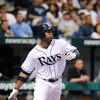 ST. PETERSBURG, FL - APRIL 15: Outfielder Carl Crawford #13 of the Tampa Bay Rays bats against the New York Yankees at Tropicana Field on April 15, 2009 in St. Petersburg, Florida.  (Photo by Al Messerschmidt/Getty Images)