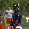 LAKE FOREST, IL - MAY 31: Chris Williams #74 of the Chicago Bears participates during a mini-camp practice on May 31, 2008 at Halas Hall in Lake Forest, Illinois. (Photo by Jonathan Daniel/Getty Images)