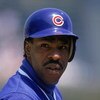 CHICAGO - 1991:  Andre Dawson #8 of the Chicago Cubs looks on over his shoulder during a game in 1991 at Wrigley Field in Chicago, Illinois.  (Photo by Jonathan Daniel/Getty Images)     
