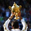 WIMBLEDON, ENGLAND - JULY 05:  Roger Federer of Switzerland celebrates victory with the trophy after the men's singles final match against Andy Roddick of USA on Day Thirteen of the Wimbledon Lawn Tennis Championships at the All England Lawn Tennis and Cr