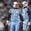 NASHVILLE, TN - OCTOBER 27:  Rob Bironas #3 of the Tennessee Titans walks off the field after a field goal kick during the NFL game against the Indianapolis Colts at  LP Field on October 27, 2008 in Nashville, Tennessee.  (Photo by Andy Lyons/Getty Images