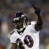 NASHVILLE, TN - JANUARY 10:  Safety Ed Reed #20 of the Baltimore Ravens reacts after the Ravens stopped the Tennessee Titans on fourth down to win the game during the AFC Divisional Playoff Game on January 10, 2009 at LP Field in Nashville, Tennessee.  (P
