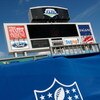 TAMPA, FL - FEBRUARY 01:  Offical Super Bowl XLIII and NFL logo signage is seen prior tothe Arizona Cardinals playing against the Pittsburgh Steelers inSuper Bowl XLIII on February 1, 2009 at Raymond James Stadium in Tampa, Florida.  (Photo by Al Bello/Ge