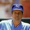 1985:  Coach Dick Howser of the Kansas City Royals looks on during a MLB game in the 1985 season. (Photo by: Rick Stewart/Getty Images)