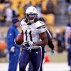 PITTSBURGH - JANUARY 11:  Legedu Naanee #11 of the San Diego Chargers  warms up against the Pittsburgh Steelers during their AFC Divisional Playoff Game on January 11, 2009 at Heinz Field in Pittsburgh, Pennsylvania. STeelers won 35-24.  (Photo by Chris G