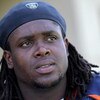ENGLEWOOD, CO - JULY 29:  Offensive tackle Ryan Clady #78 of the Denver Broncos is interviewed after morning practice during raining camp at their training facility on July 29, 2008 in Englewood, Colorado. Clady was the Broncos first round draft pick in 2