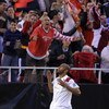 SEVILLE, SPAIN - APRIL 06:  Frederic Kanoute of Sevilla celebrates after scoring his sides' second goal during the La Liga match between Sevilla and Villarreal at the Sanchez Pizjuan stadium on April 6, 2008 in Seville, Spain.  (Photo by Denis Doyle/Getty