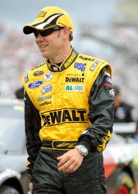LOUDON, NH - JUNE 28:  Matt Kenseth, driver of the #17 DeWalt Ford, walks down the grid prior to the start of the NASCAR Sprint Cup Series LENOX Industrial Tools 301 at New Hampshire Motor Speedway on June 28, 2009 in Loudon, New Hampshire.  (Photo by Jef