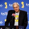 ORLANDO, FL - JUNE 14:  Head coach Phil Jackson of the Los Angeles Lakers answers questions during the post game news conference after the Lakers defeated the Orlando Magic 99-86 to win the NBA Championship in Game Five of the 2009 NBA Finals on June 14, 