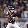 DENVER - DECEMBER 31:  David Kircus #87 of the Denver Broncos carries the ball during the game against the San Francisco 49ers at Invesco Field at Mile High on December 31, 2006 in Denver, Colorado. The 49ers won 26-23, eliminating the Broncos from the pl