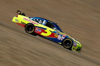 SONOMA, CA - JUNE 20:  Mark Martin, driver of the #5 CARQUEST/Kellogg's Chevrolet, drives during practice for the NASCAR Sprint Cup Series Toyota/Save Mart 350 at the Infineon Raceway on June 20, 2009 in Sonoma, California.  (Photo by Jonathan Ferrey/Gett