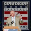 COOPERSTOWN, NY - JULY 27:  Hall of Fame inductee Rich 'Goose' Gossage gives his induction speech at Clark Sports Center during the Baseball Hall of Fame induction ceremony on July 27, 2008 in Cooperstown, New York.  (Photo by Jim McIsaac/Getty Images)