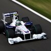 NORTHAMPTON, UNITED KINGDOM - JUNE 20:  Nick Heidfeld of Germany and BMW Sauber drives during final practice prior to qualifying for the British Formula One Grand Prix at Silverstone on June 20, 2009 in Northampton, England.  (Photo by Clive Mason/Getty I