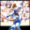 1990:  Outfielder Danny Tartabull of the Kansas City Royals in action during a game at Royals Stadium in Kansas City, Missouri.  Mandatory Credit: Otto Greule  /Allsport