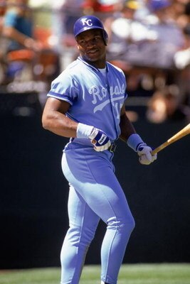 1990:  Bo Jackson of the Kansas City Royals gets ready at bat during a MLB game in the 1990 season. ( Photo by: Otto Greule Jr/Getty Images)