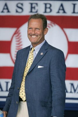 COOPERSTOWN, NY - JULY 31: Hall of Famer George Brett attends the Baseball Hall of Fame Induction ceremony on July 31, 2005 at the Clark Sports Complex in Cooperstown, New York.  (Photo by Ezra Shaw/Getty Images)