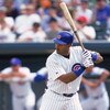 15 Mar 2000:  Henry Rodriguez #40 of the Chicago Cubs at bat during the Spring Training Game against the Milwaukee Brewers at the HoHoKam Stadium in Mesa, Arizona. The Cubs defeated the Brewers 10-4. Mandatory Credit: Donald Miralle  /Allsport
