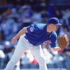 14 Apr 2001:  Jon Lieber #32 of the Chicago Cubs lines up the pitch during the game against the Pittsburgh Pirates at Wrigley Field in Chicago, Illinois. The Cubs defeated the Pirates 7-6.Mandatory Credit: Jonathan Daniel  /Allsport