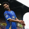 PORTSMOUTH, UNITED KINGDOM - APRIL 11:  Jermaine Pennant of Portsmouth smiles during the Barclays Premier League match between Portsmouth and West Bromwich Albion at Fratton Park on April 11, 2009 in Portsmouth, England.  (Photo by Ryan Pierse/Getty Image