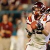 MIAMI - JANUARY 01: Danny Coale #19 of the Virginia Tech Hokies makes a catch during the FedEx Orange Bowl against the Cincinnati Bearcats at Dolphin Stadium on January 1, 2009 in Miami, Florida.  (Photo by Streeter Lecka/Getty Images)