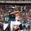 PHILADELPHIA - DECEMBER 15:  Stewart Bradley #55 of the Philadelphia Eagles celebrates after a tackle against the Cleveland Browns on December 15, 2008 at Lincoln Financial Field in Philadelphia, Pennsylvania.  (Photo by Jim McIsaac/Getty Images)