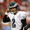 GLENDALE, AZ - JANUARY 18:  Kicker David Akers #2 of the Philadelphia Eagles reacts after he misses a two-point conversion in the third quarter during the NFC championship game against the Arizona Cardinals on January 18, 2009 at University of Phoenix Sta
