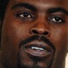 RICHMOND, VA - AUGUST 27:  Atlanta Falcons quarterback Michael Vick speaks to reporters at the Omni Richmond Hotel after agreeing to a guilty plea on charges stemming from his involvement in a dogfighting ring August 27, 2007, in Richmond, Virginia.  (Pho