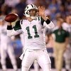SAN DIEGO - SEPTEMBER 22:  Kellen Clemens #11 of the New York Jets throws the ball in the fourth quarter against the San Diego Chargers on September 22, 2008 at Qualcomm Stadium in San Diego, California.  (Photo by Stephen Dunn/Getty Images)