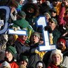 GREEN BAY, WI - DECEMBER 28: Fans hold signs indicating the impending record of the Detroit Lions during a game between the Lions and the Green Bay Packers on December 28, 2008 at Lambeau Field in Green Bay, Wisconsin. The Packers defeated the Lions 31-21