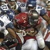 TAMPA, FL - OCTOBER 19: Running back Earnest Graham #34 of the Tampa Bay Buccaneers plays against the Seattle Seahawks at Raymond James Stadium on October 19, 2008 in Tampa, Florida.  (Photo by Al Messerschmidt/Getty Images) 