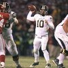 KANSAS CITY, MO - DECEMBER 06: Quarterback Chase Daniel #10 of the Missouri Tigers passes the ball during the game against the Oklahoma Sooners on December 6, 2008 at Arrowhead Stadium in Kansas City, Missouri. (Photo by Jamie Squire/Getty Images)