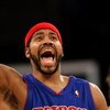 LOS ANGELES, CA - NOVEMBER 14:  Rasheed Wallace #30 of the Detroit Pistons celebrates during the game against the Los Angeles Lakers on November 14, 2008 at Staples Center in Los Angeles, California. The Pistons won 106-95.   NOTE TO USER: User expressly 