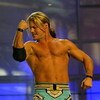 LAS VEGAS - DECEMBER 2:  (U.S. TABLOIDS OUT)   WWE wrestler Chris Jericho walks on stage during the '1st Annual Video Game Awards' at the MGM Grand Garden Arena December 2, 2003 in Las Vegas, Nevada.  The show premieres on Spike T.V. Thursday, December 4 