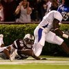 COLUMBIA, SC - OCTOBER 4:  Marcus McClinton #2 of the Kentucky Wildcats picks up a fumble in the end zone by Weslye Saunders #88 of the South Carolina Gamecocks during their game at Williams-Brice Stadium October 4, 2007 in Columbia, South Carolina.  (Pho