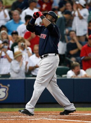 ATLANTA - JUNE 26:  David Ortiz #34 of the Boston Red Sox against the Atlanta Braves at Turner Field on June 26, 2009 in Atlanta, Georgia.  (Photo by Kevin C. Cox/Getty Images)