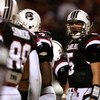 COLUMBIA, SC - NOVEMBER 01:  Stephen Garcia #5 of the South Carolina Gamecocks yells to his team against the Tennessee Volunteers during their game at Williams-Brice Stadium on November 1, 2008 in Columbia, South Carolina.  (Photo by Streeter Lecka/Getty 