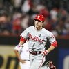 NEW YORK - JUNE 10:  Chase Utley #26 of the Philadelphia Phillies rounds the bases after hitting a home run against The New York Mets in the eleventh inning putting the Phillies ahead 5-4 during their game on June 10, 2009 at Citi Field in the Flushing ne