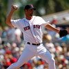 FORT MYERS, FL - MARCH 02:  Pitcher Tim Wakefield #48 of the Boston Red Sox makes a pitch against the Minnesota Twins during the game on March 2, 2008 at City of Palms Park in Ft. Myers, Florida.  (Photo by J. Meric/Getty Images)
