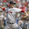 OAKLAND, CA - MAY 25:  Pitcher Mike Timlin #50 of the Boston Red Sox delivers a pitch during a game against the Oakland A's on May 25, 2008 at McAfee Coliseum in Oakland, California. Oakland won 6-3.  (Photo by Greg Trott/Getty Images)