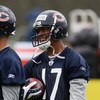 LAKE FOREST, IL - MAY 01: Juaquin Iglesias #17 of the Chicago Bears participates during a rookie mini-camp practice on May 1, 2009 at Halas Hall in Lake Forest, Illinois. (Photo by Jonathan Daniel/Getty Images)