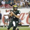 TAMPA, FL - OCTOBER 2:  Quarterback Matt Grothe #8 of the University of South Florida Bulls sets to pass against the Pittsburgh Panthers at Raymond James Stadium on October 2, 2008 in Tampa, Florida.  (Photo by Al Messerschmidt/Getty Images)