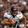 WEST LAFAYETTE, IN - SEPTEMBER 20:  Quarterback Dan LeFevour #13 of the Central Michigan Chippewas runs the ball against the Purdue Boilermakers at Ross-Ade Stadium on September 20, 2008 in West Lafayette, Indiana.  (Photo by Ronald Martinez/Getty Images)