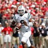 COLUMBUS, OH - SEPTEMBER 06:  Boo Jackson #8 of the Ohio Bobcats moves to pass the ball during the game against the Ohio State Buckeyes at Ohio Stadium on September 6, 2008 in Columbus, Ohio.  (Photo by Kevin C. Cox/Getty Images)