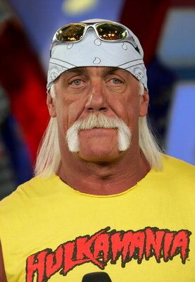 NEW YORK - MARCH 15:  (U.S. TABS OUT) Wrestler Hulk Hogan appears on MTV's Total Request Live at MTV's Time Square Studios March 15, 2006 in New York City.  (Photo by Paul Hawthorne/Getty Images)